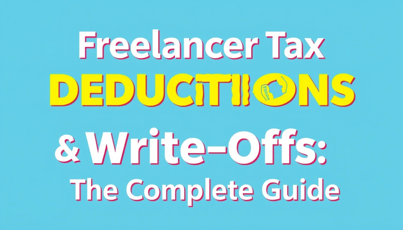 Freelancer tax deductions and write-offs — The Complete Guide